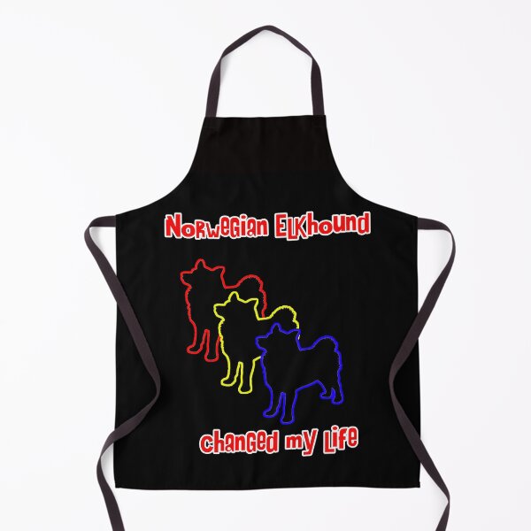 Item preview, Norwegian Elkhound Changed my Life - Dog Art dogs Silhouette - pet designed and sold by Coolstuff4you71.