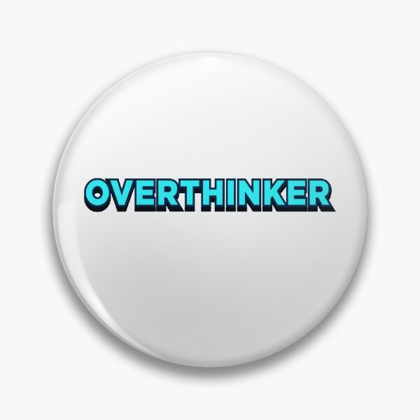 Item preview, Overthinker Blue 3d Logo designed and sold by PeterPrv.