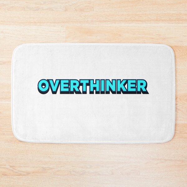 Item preview, Overthinker Blue 3d Logo designed and sold by PeterPrv.