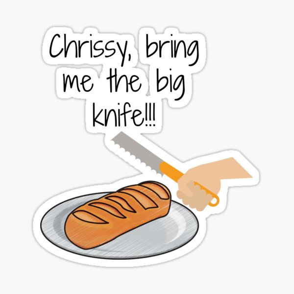 Item preview, Moonstruck/Chrissy bring me the big knife!!! designed and sold by saidwithwit.