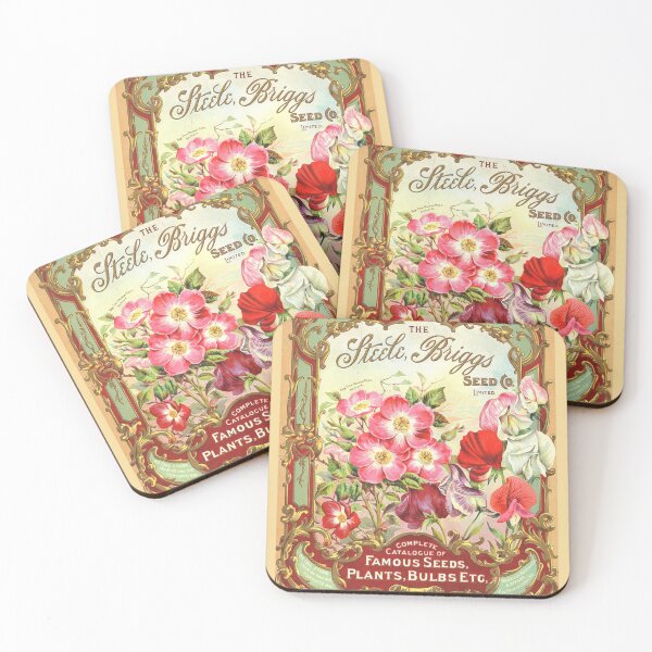 Item preview, Sweet peas and roamer roses - Steele, Briggs 1898 designed and sold by killies.