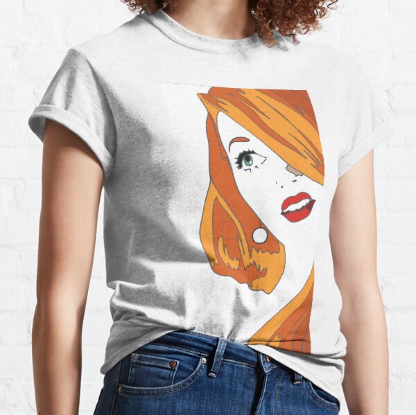 Redhead Cartoon Classic T-Shirt