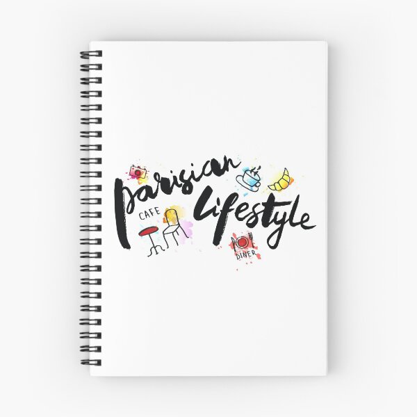 Item preview, Parisian Lifestyle Lettering Illustration designed and sold by Evguenia SVETCHKAREVA.