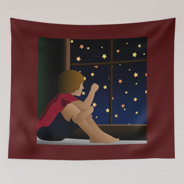 Item preview, The Boy Watching The Stars designed and sold by ArtStore20.