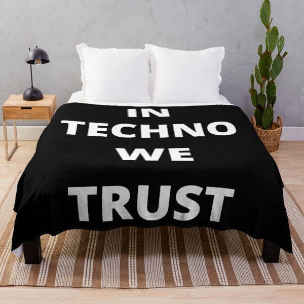 Item preview, IN TECHNO WE TRUST designed and sold by uniqueitems.