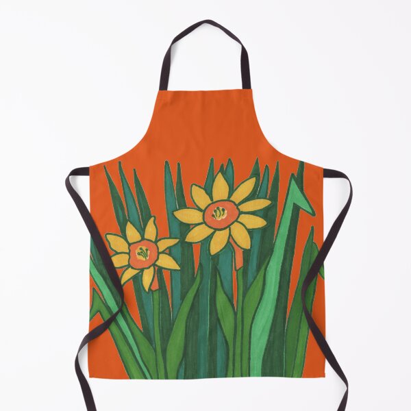 Item preview, Daffodils (2020) on Orange designed and sold by BelindaFuller.