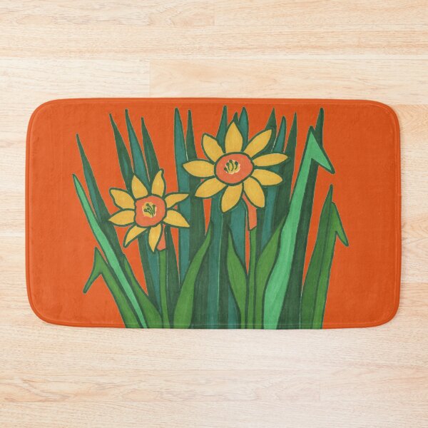Item preview, Daffodils (2020) on Orange designed and sold by BelindaFuller.