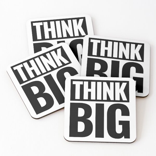Item preview, Think Big (Black) designed and sold by BunnyPrinceDegn.