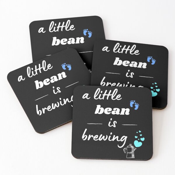 Item preview, A little bean is brewing Boy | Pregnant coffee lover designed and sold by KohMooy.