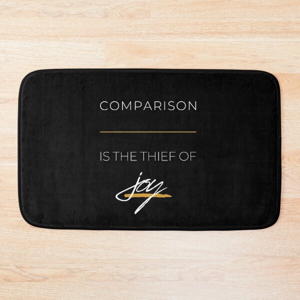 Item preview, Comparison is the Thief of Joy | Black | Positive | Gifts for Friends | Signed | Trending | Smile | Hippie | 2020 designed and sold by itsokaybyme.