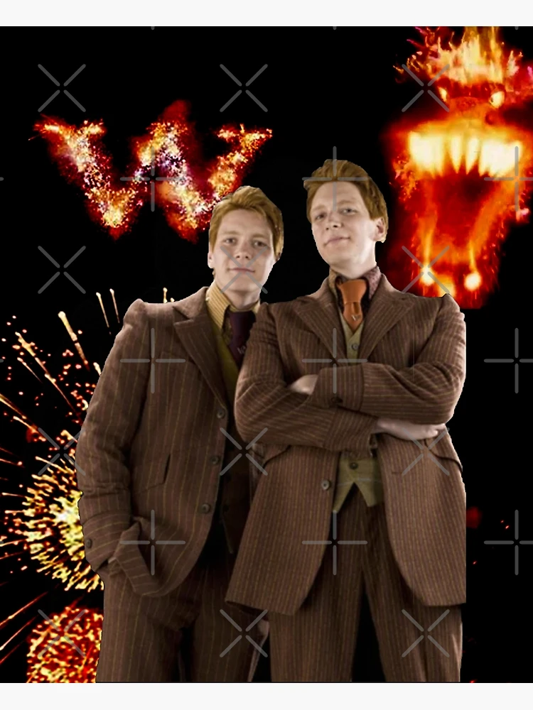 Fred and George Weasley Postcard for Sale by CassieG00