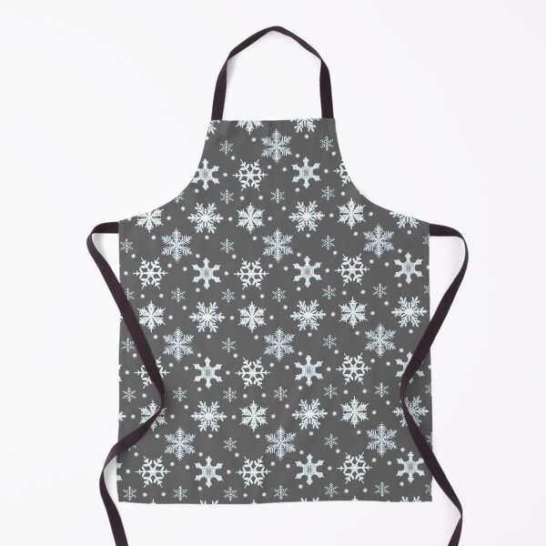 Item preview, Snowflakes pattern 2 in grey designed and sold by FatSlugDesigns.