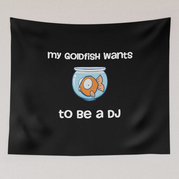 Item preview, My Goldfish Wants to be a DJ! designed and sold by strengthdesign.