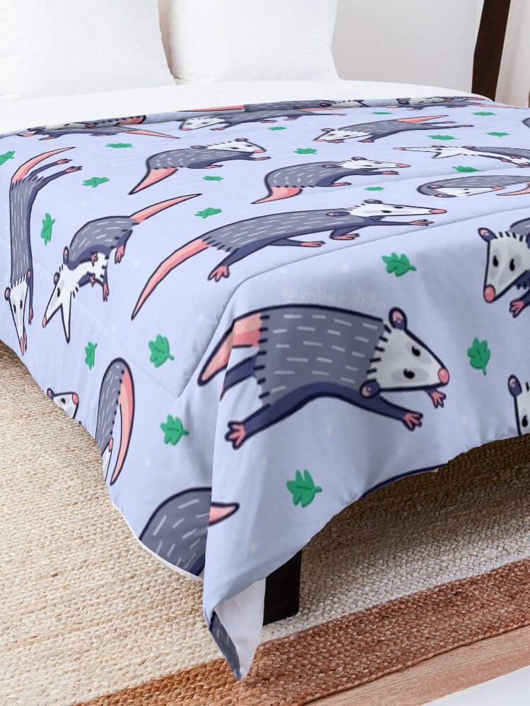 Alternate view of Opossum Pattern 2 Comforter