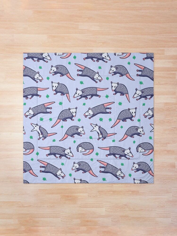 Alternate view of Opossum Pattern 2 Comforter