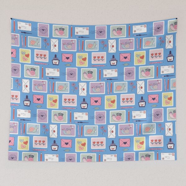 Item preview, Snail Mail, Blue designed and sold by Jacqueline Hurd.