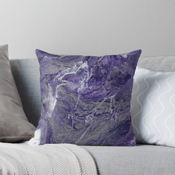Item preview, Purple and Grey Marble designed and sold by LuxeHurricane.