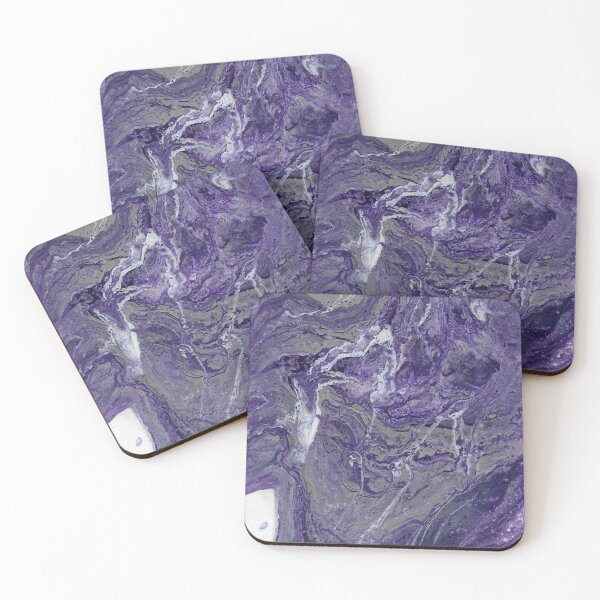Item preview, Purple and Grey Marble designed and sold by LuxeHurricane.