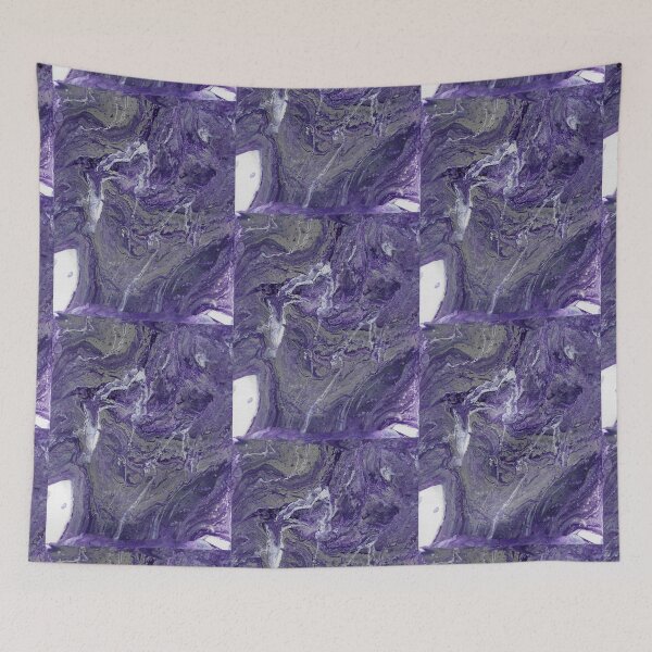 Item preview, Purple and Grey Marble designed and sold by LuxeHurricane.