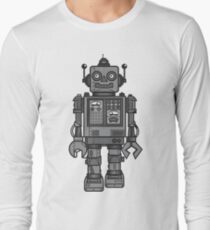 Camiseta de manga larga Robot vintage
