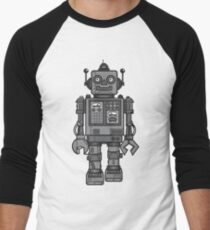 Vintage Robot Baseball ¾ Sleeve T-Shirt