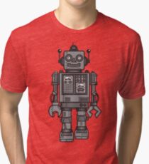 Vintage Robot Tri-blend T-Shirt