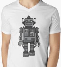 Vintage Robot Men's V-Neck T-Shirt