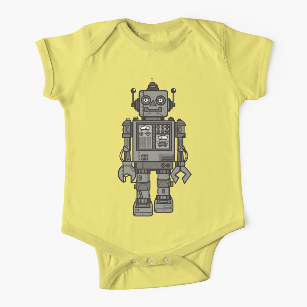 Vintage Robot Baby One-Piece