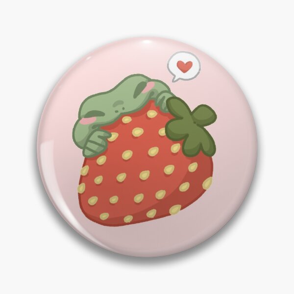 Item preview, Frog Eating Strawberry designed and sold by humblemushroom.