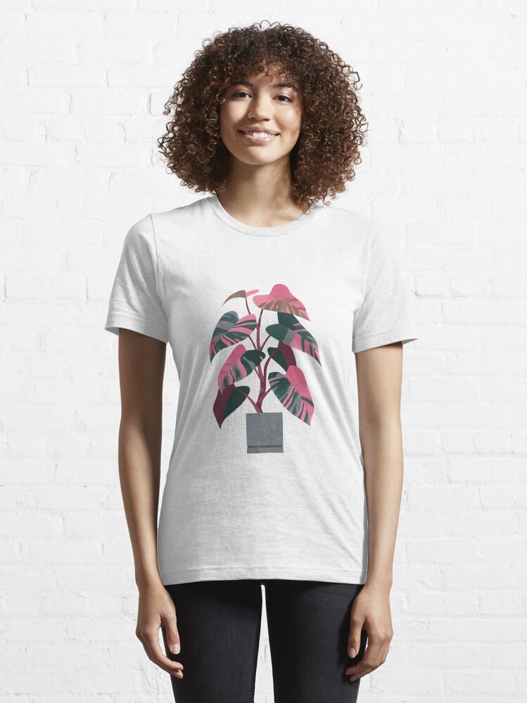 T-shirt essentiel ''Princesse rose Philodendron' : autre vue