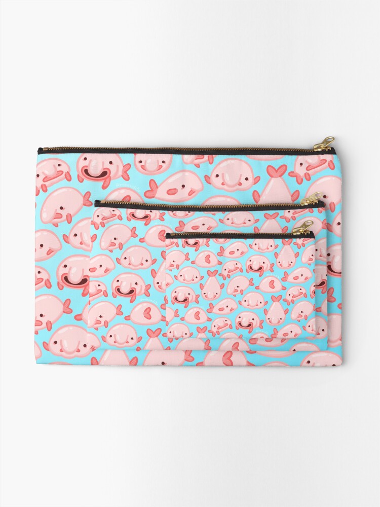 Alternate view of Blobfish Pattern Zipper Pouch