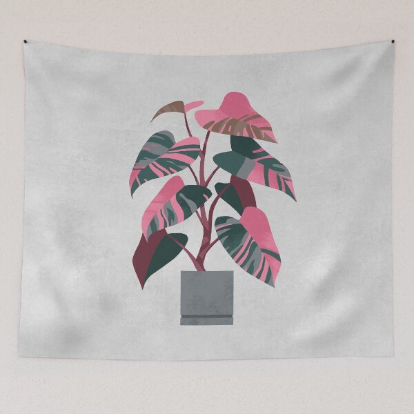 Item preview, Philodendron pink princess designed and sold by Iker Paz Studio.