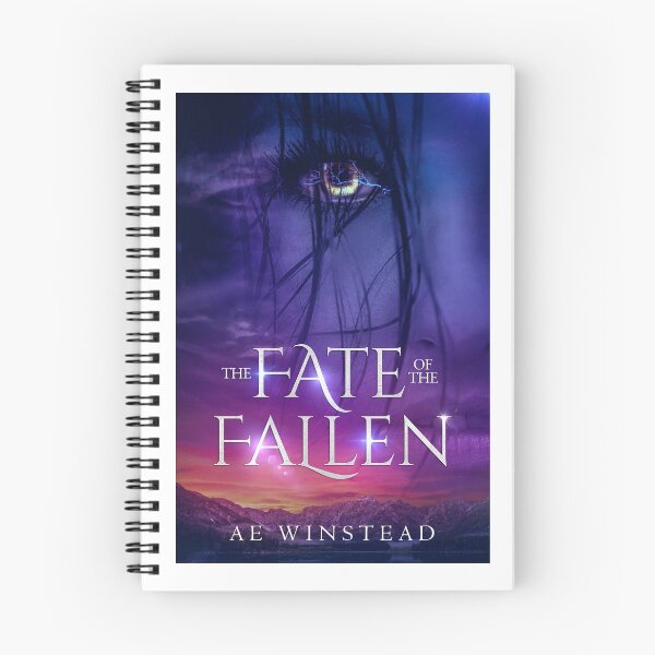 Item preview, The Fate of the Fallen spiral notebook designed and sold by aewinsteadbooks.