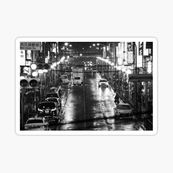 Shin Okubo, from the station Sticker