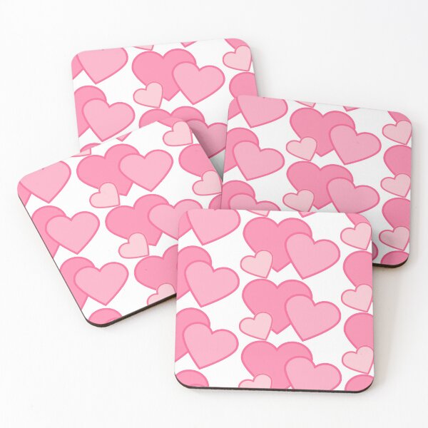 Item preview, Cute overlapping pink pastel hearts design. designed and sold by PaulArden.