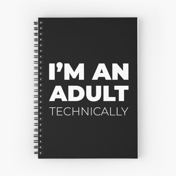 Item preview, l'm an Adult Technically  designed and sold by GoldenDov.