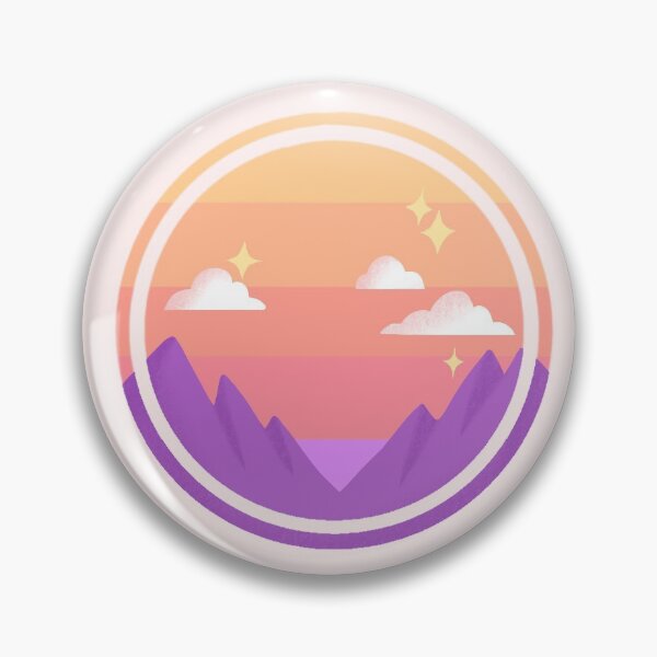 Item preview, Pretty Sunset and Mountains designed and sold by humblemushroom.