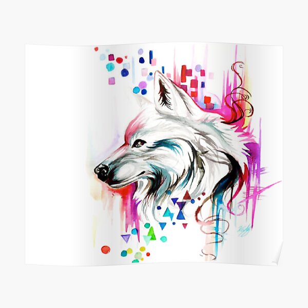 Huge Wolf Posters Redbubble - dire wolf roblox galaxy
