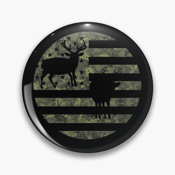 Item preview, Camo American Flag Deer Elk Buck Hunting USA Hunter Gift designed and sold by Shirtcutestore  ⭐⭐⭐⭐⭐.