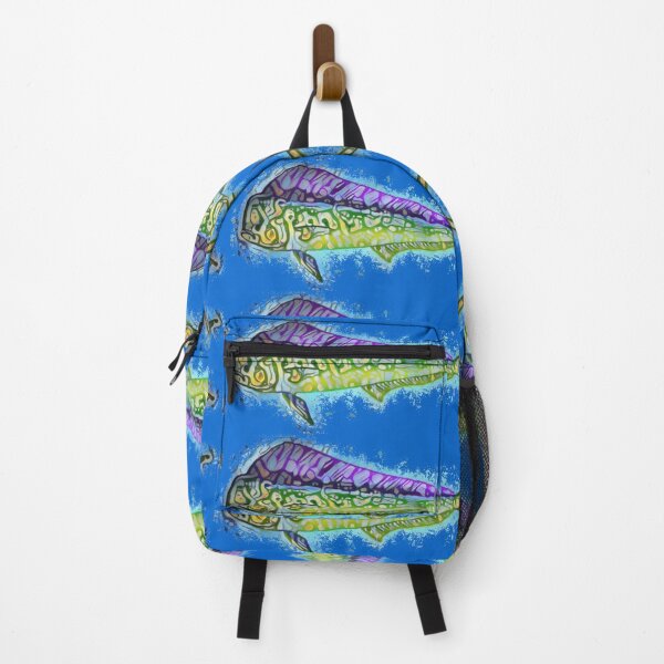 Vista previa del artículo con la obra «Trippy Mahi», diseñado y vendido por Fresh-Beans-Art.