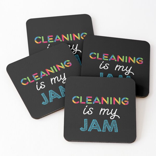 Item preview, Cleaning is my Jam. Funny Cleaning Design designed and sold by Custom365.