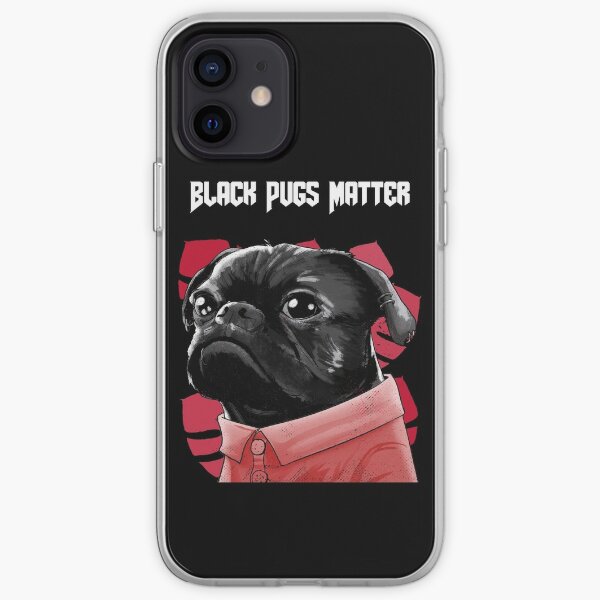 Fundas Y Carcasas Para Iphone Pug Negro De La Navidad Redbubble