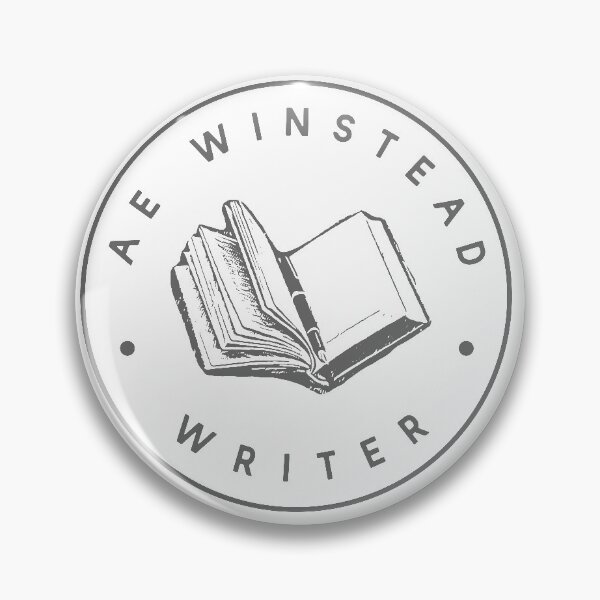 Item preview, AE Winstead logo pin designed and sold by aewinsteadbooks.