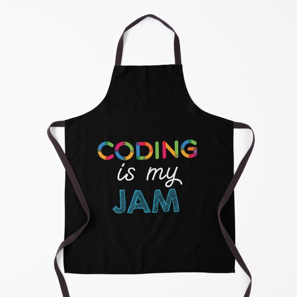 Coding is my Jam. Funny Coding Design Apron