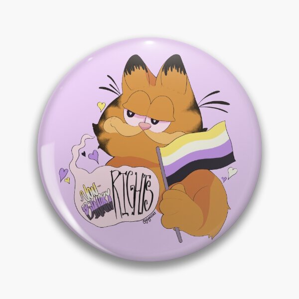 Item preview, Non-Binary Garfield designed and sold by giygascat.