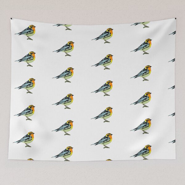 Item preview, Blackburnian warbler designed and sold by SourSnailCreate.
