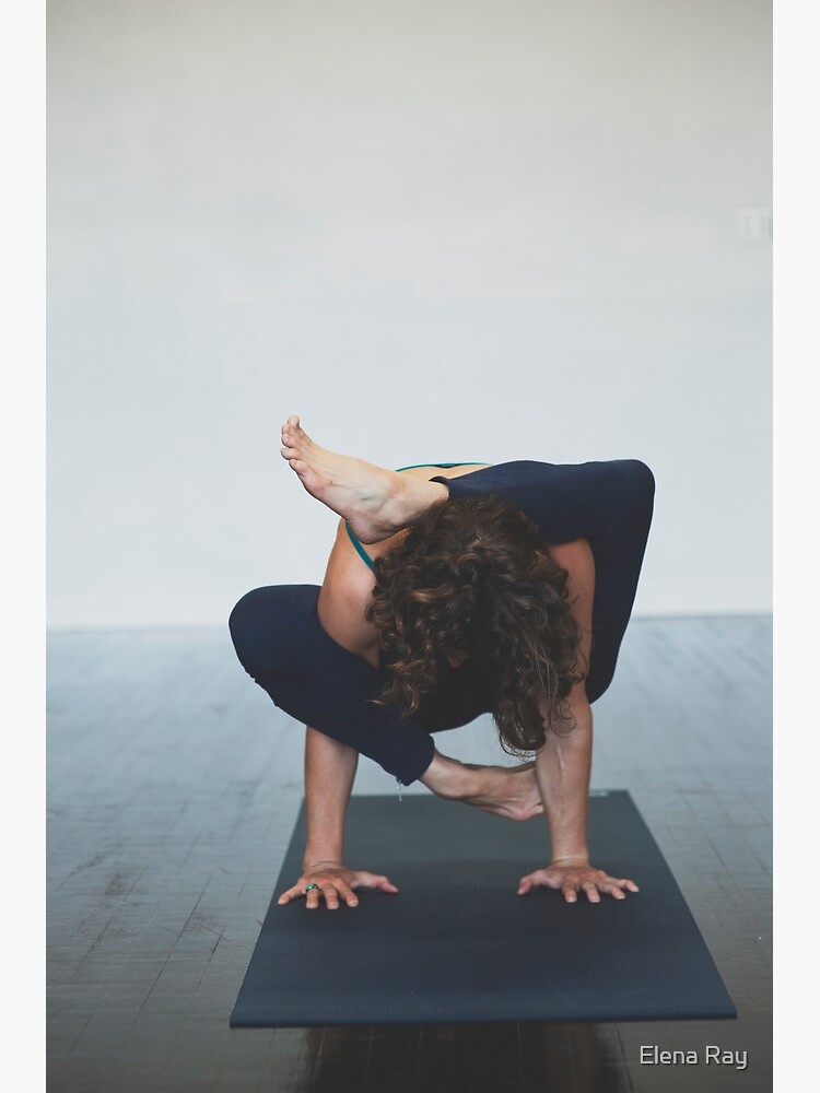 Extreme Yoga Pose  Art Print for Sale by Elena Ray