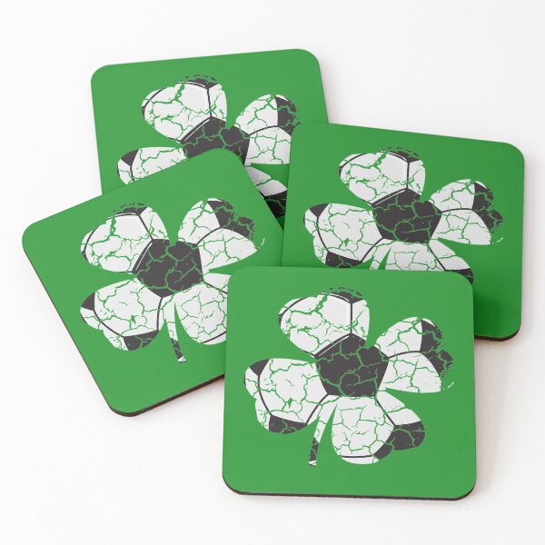 Item preview, Vintage Irish Soccer Lucky Clover designed and sold by thewhitteeguy.