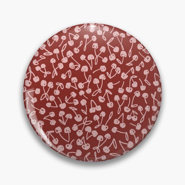 Item preview, Pink Cherries on Red designed and sold by francesca-inart.