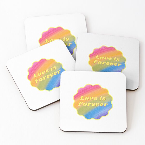 Item preview, Love is Forever! Retro Hippy Rainbow Happiness designed and sold by ittybittyowl.